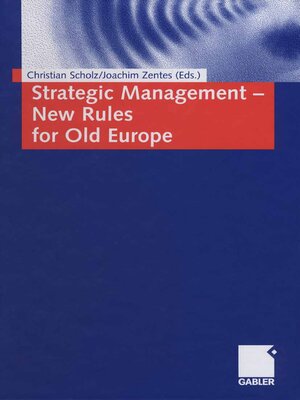 cover image of Strategic Management--New Rules for Old Europe